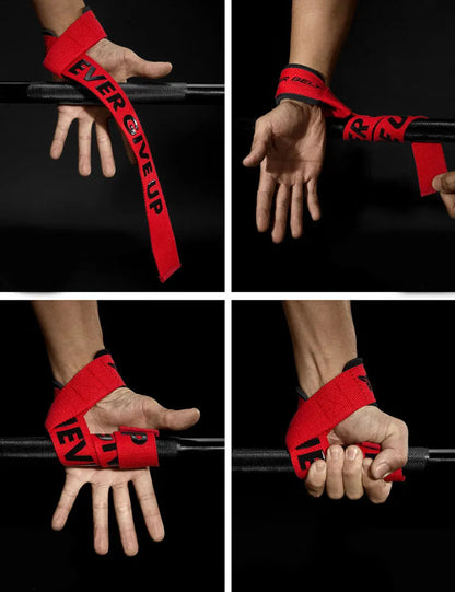 Anti-Slip Lifting Straps Pair